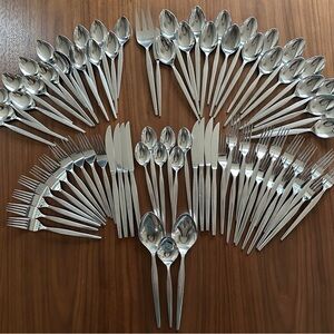 Vintage MCM Epic Prince stainless steel flatware from Japan